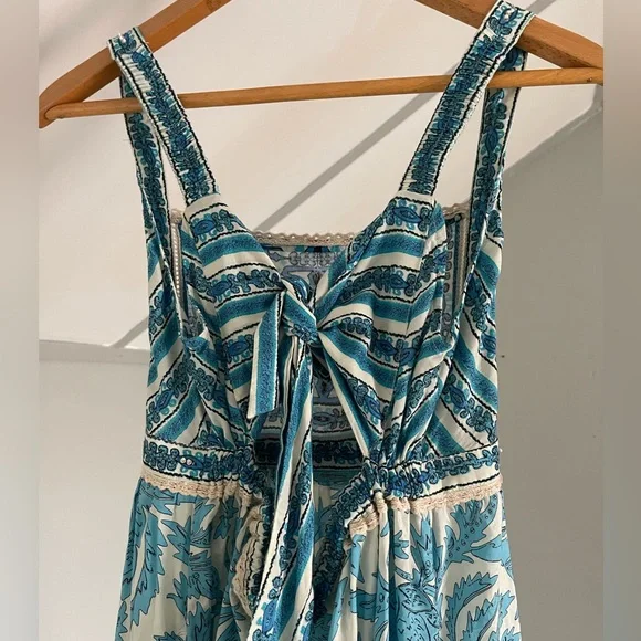 Blue maxi dress New size M - Picture 3 of 4